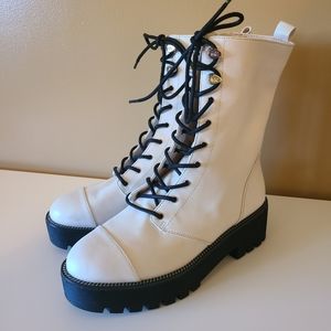 Michael Kors Bryce Leather Boots 8